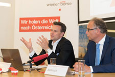 Christoph Boschan, Wiener Börse und Heimo Scheuch, Wienerberger sitzend