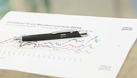 Wiener Börse Kugelschreiber mit Chart